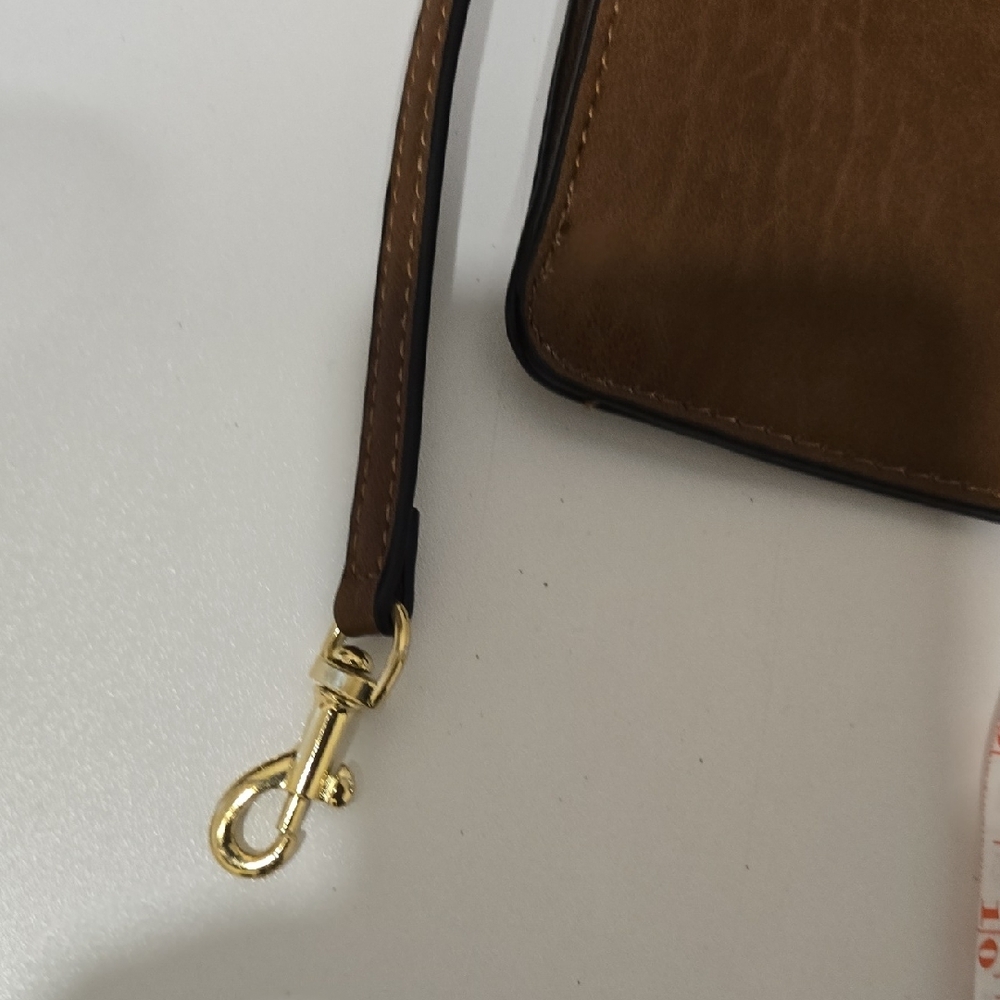 Calvin Klein Chocolate Brown Clutch **NWOT** - Picture 7 of 10